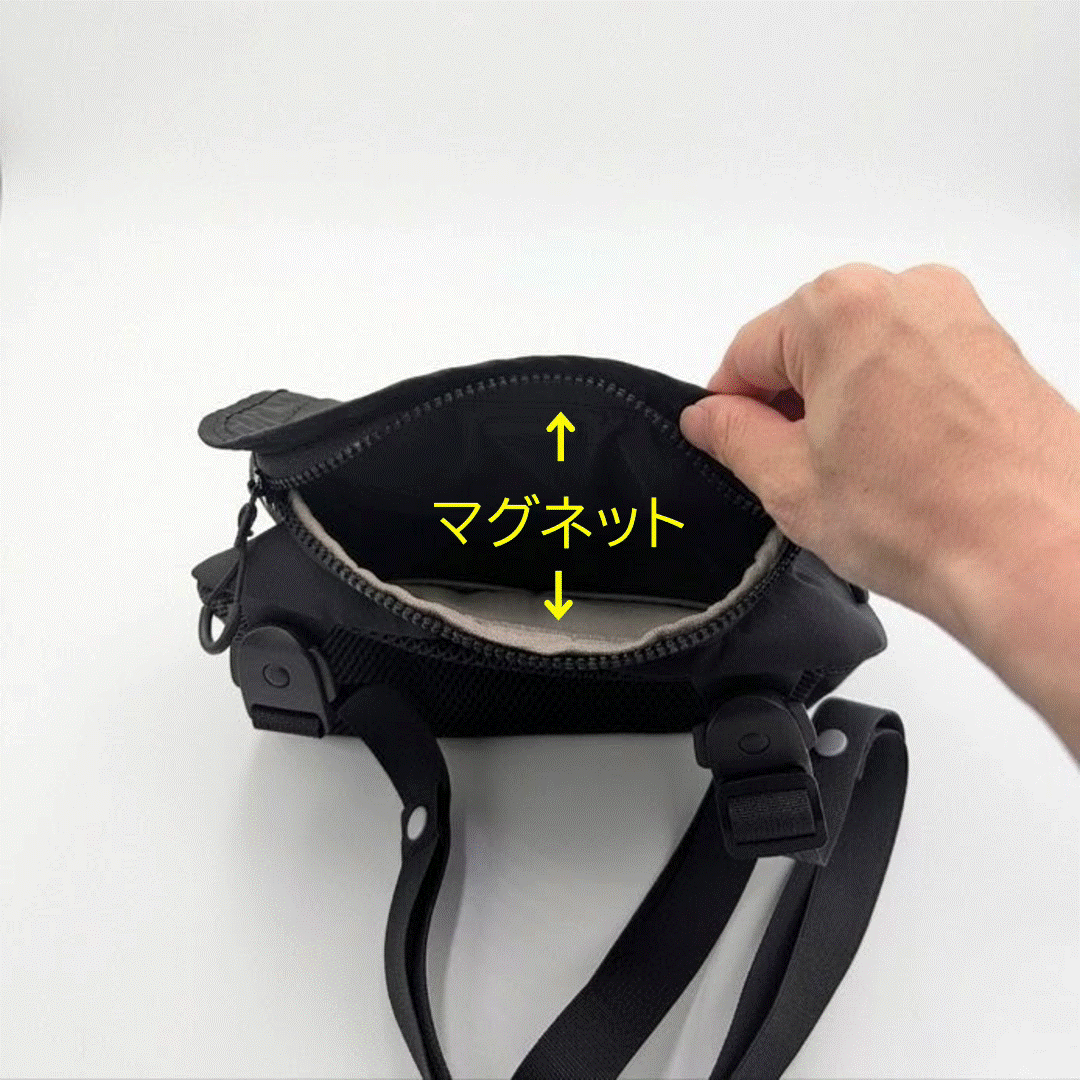 [ケアウィル] 車椅子・杖利用者用スリングバッグ